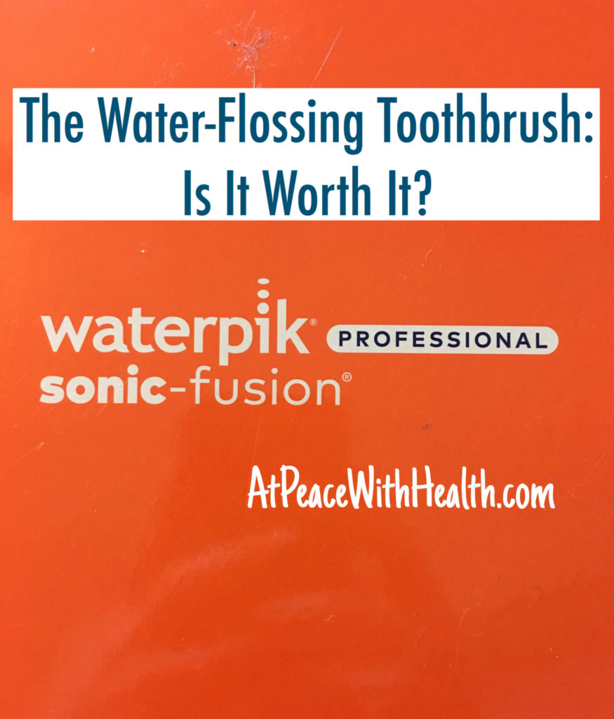 Water-Flossing Toothbrush Waterpik Sonic Fusion