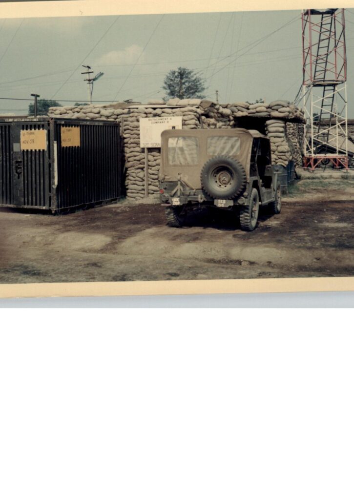 1968 Vietnam United States Air Force 
Vi Thanh, South Viet Nam IV Corps MACV (Military Assistance Command Viet Nam)1968